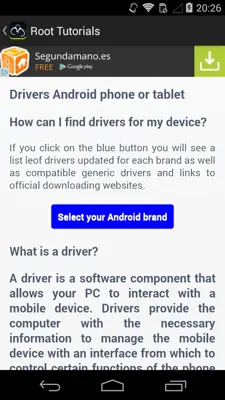 Root Tutorials android App screenshot 1
